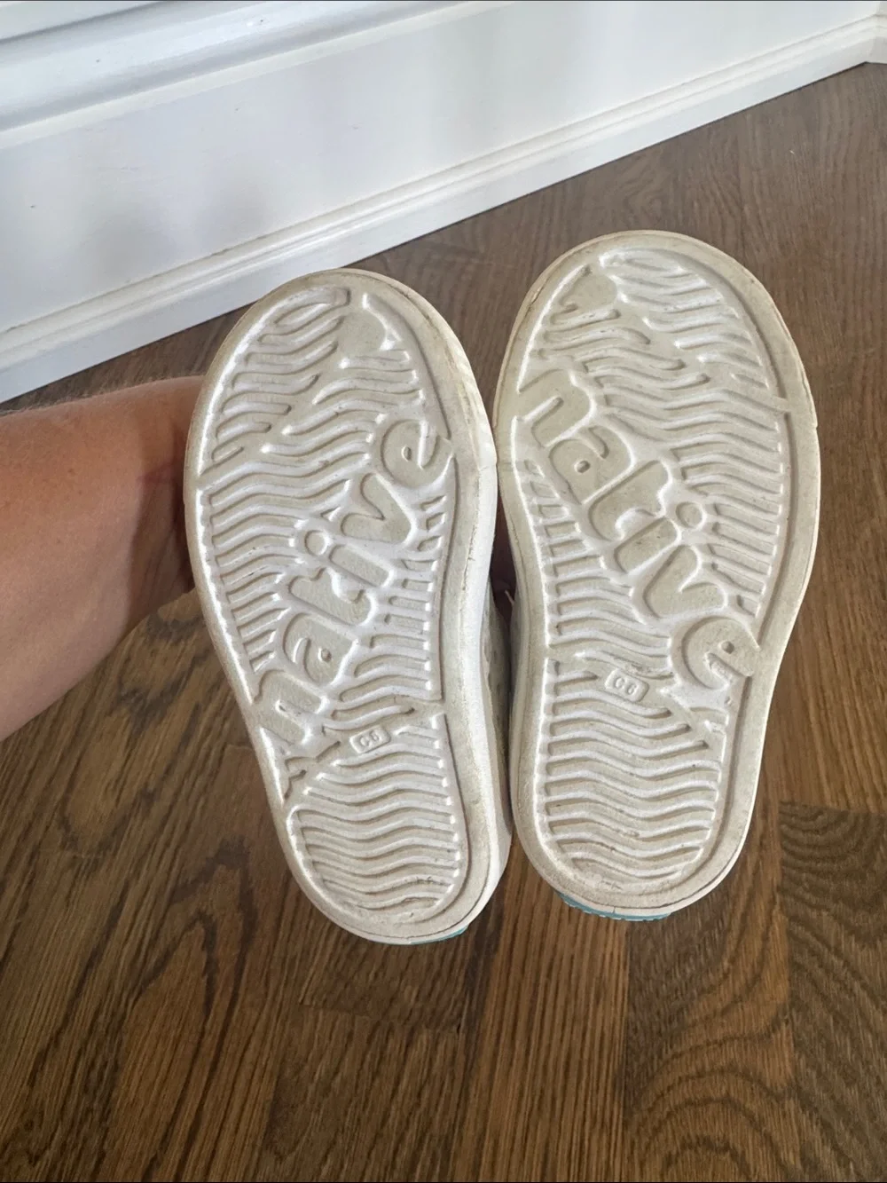Native Kids White Slip-On Jefferson Water Shoes